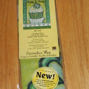 Happy St. Patty's Decorative Flag